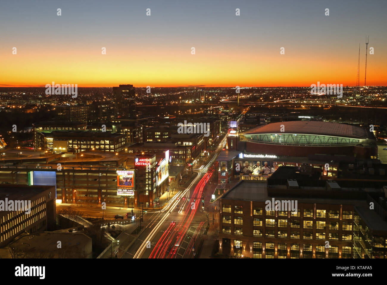 Nationwide Arena Columbus Ohio Foto Stock