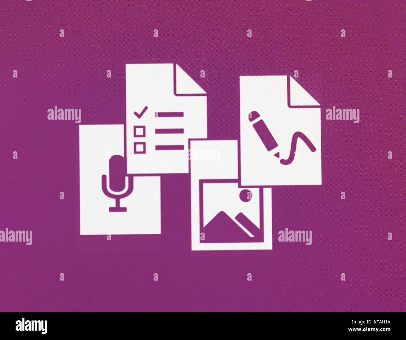 Logo microsoft onenote immagini e fotografie stock ad alta risoluzione ...