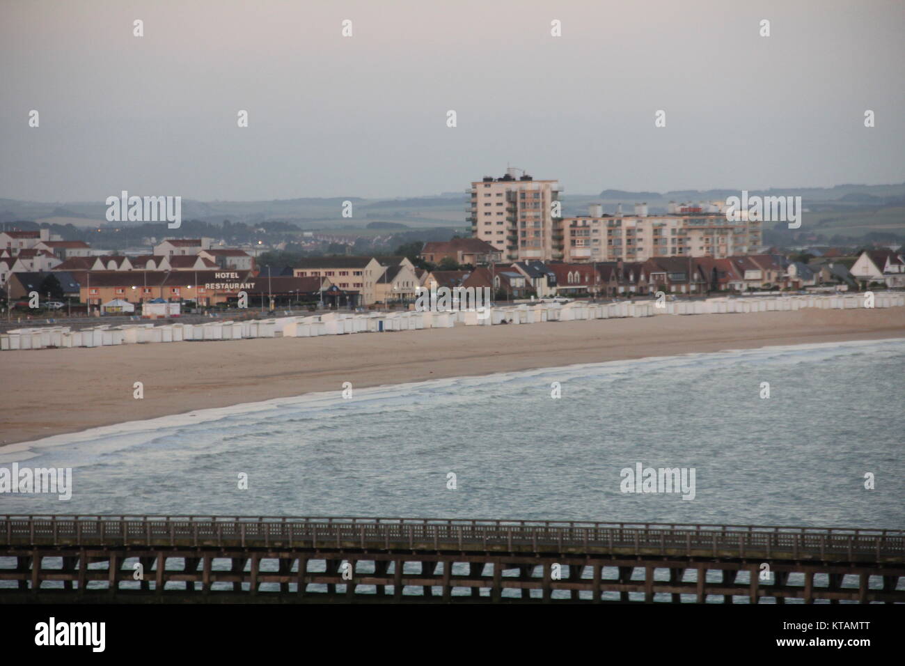 Seagull in Calais Foto Stock