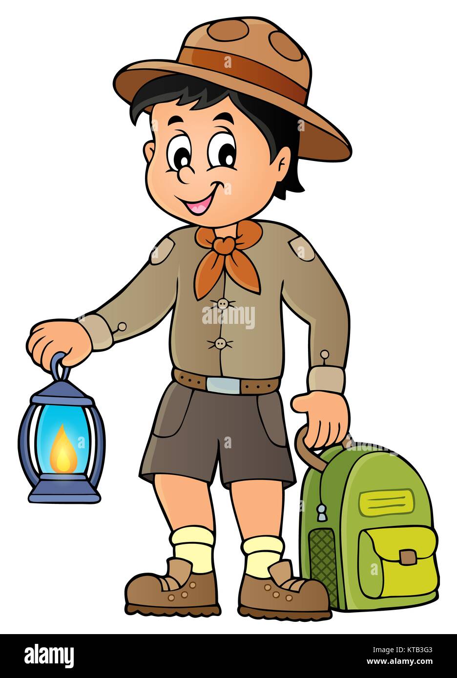 Boy Scout Tema immagine 3 Foto stock - Alamy