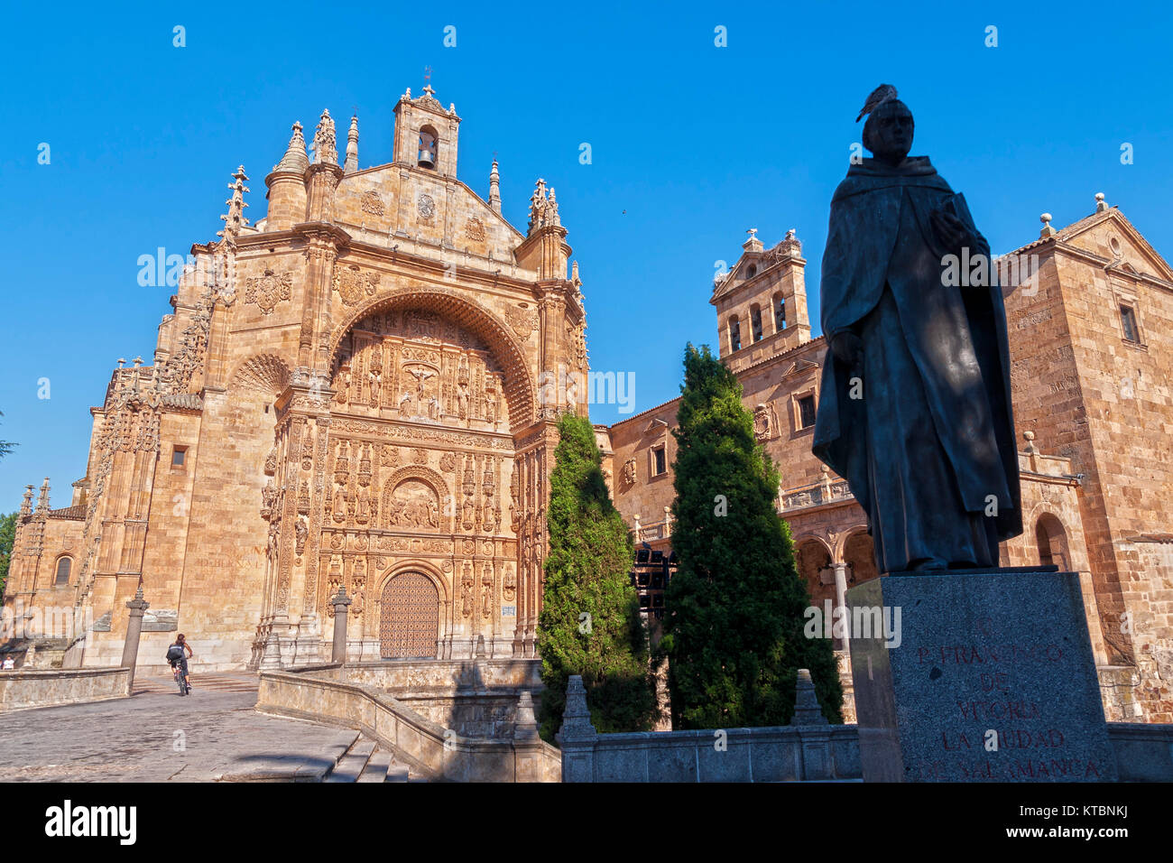 Convento de San Esteban de estilo Plateresco. Salamanca. Ciudad patrimonio de la humanidad. Castilla León. España Foto Stock