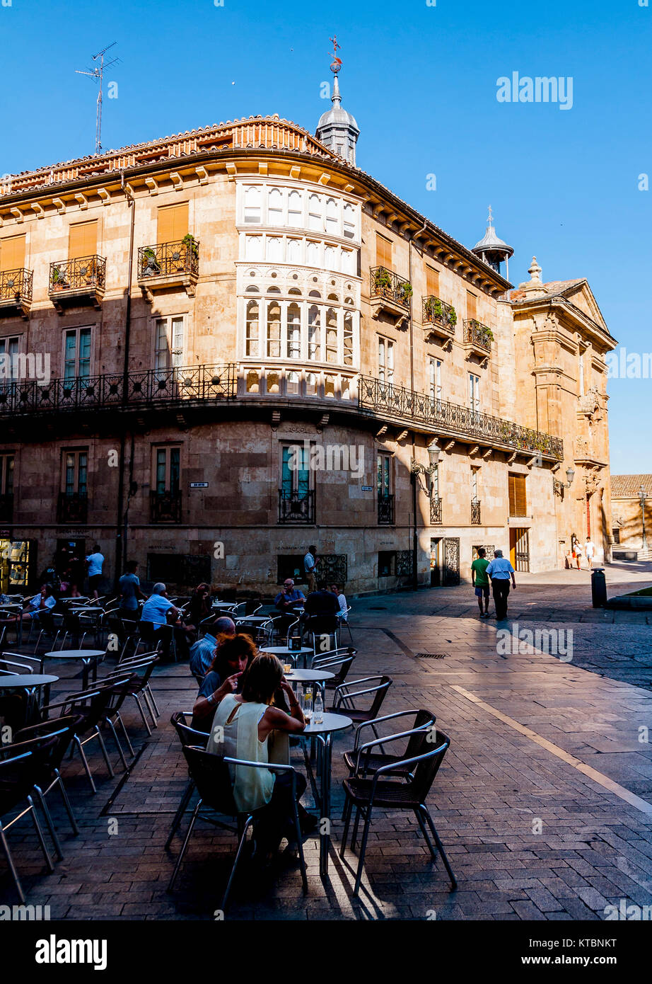 Plaza de Anaya. Salamanca. Ciudad patrimonio de la humanidad. Castilla León. España Foto Stock