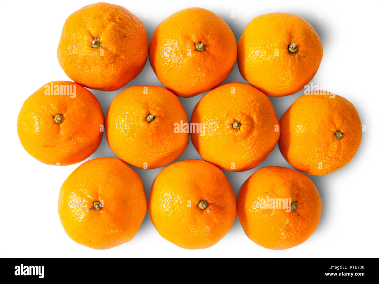 Mature succosa Orange Tangerini Foto Stock