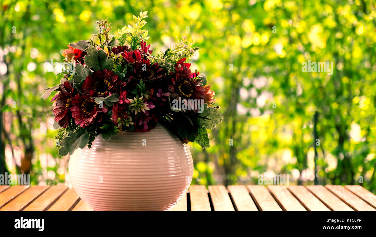 Classic fiori in vaso Foto Stock