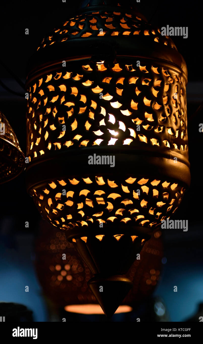 Fancy lampada di notte Foto Stock
