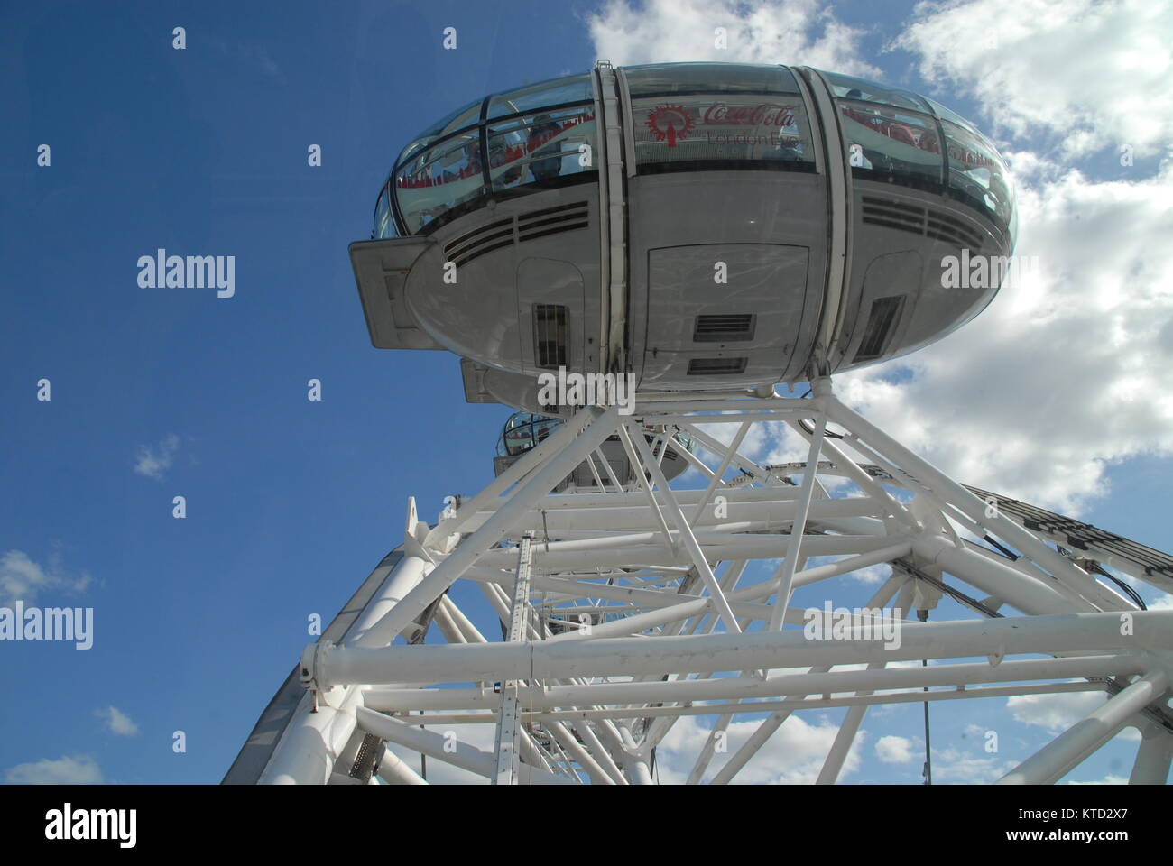 London, Regno Unito - 6 Giugno 2015: cabina del London Eye Foto Stock