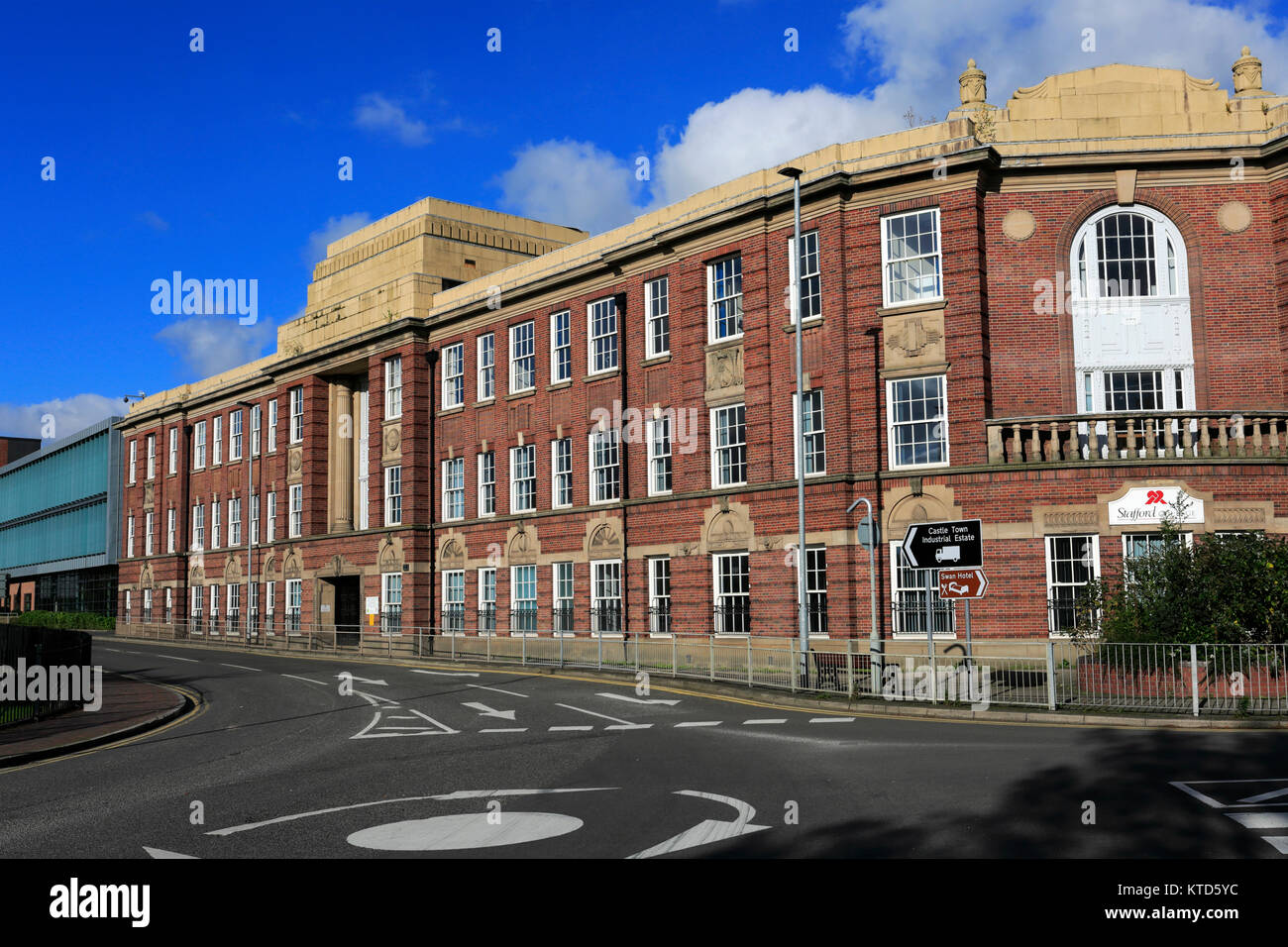 Stafford College, Stafford, Staffordshire, England, Regno Unito Foto Stock