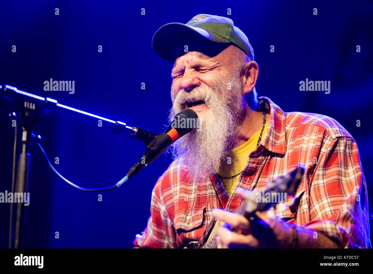 L'Americano Blues musicista e cantante Steven Gene Wold è meglio conosciuto per la sua fase di nome Steve nauseante e qui esegue un concerto dal vivo a VEGA in Copenhagen. Danimarca, 21/10 2013. Foto Stock