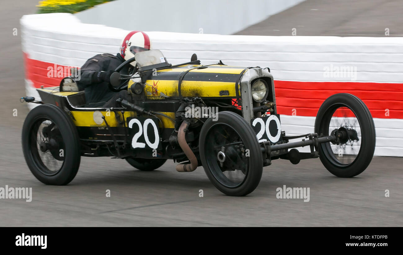 1908 GN Thunderbug Inserito da Mark Walker al Goodwood LXXV Assemblea dei soci 2017 Foto Stock