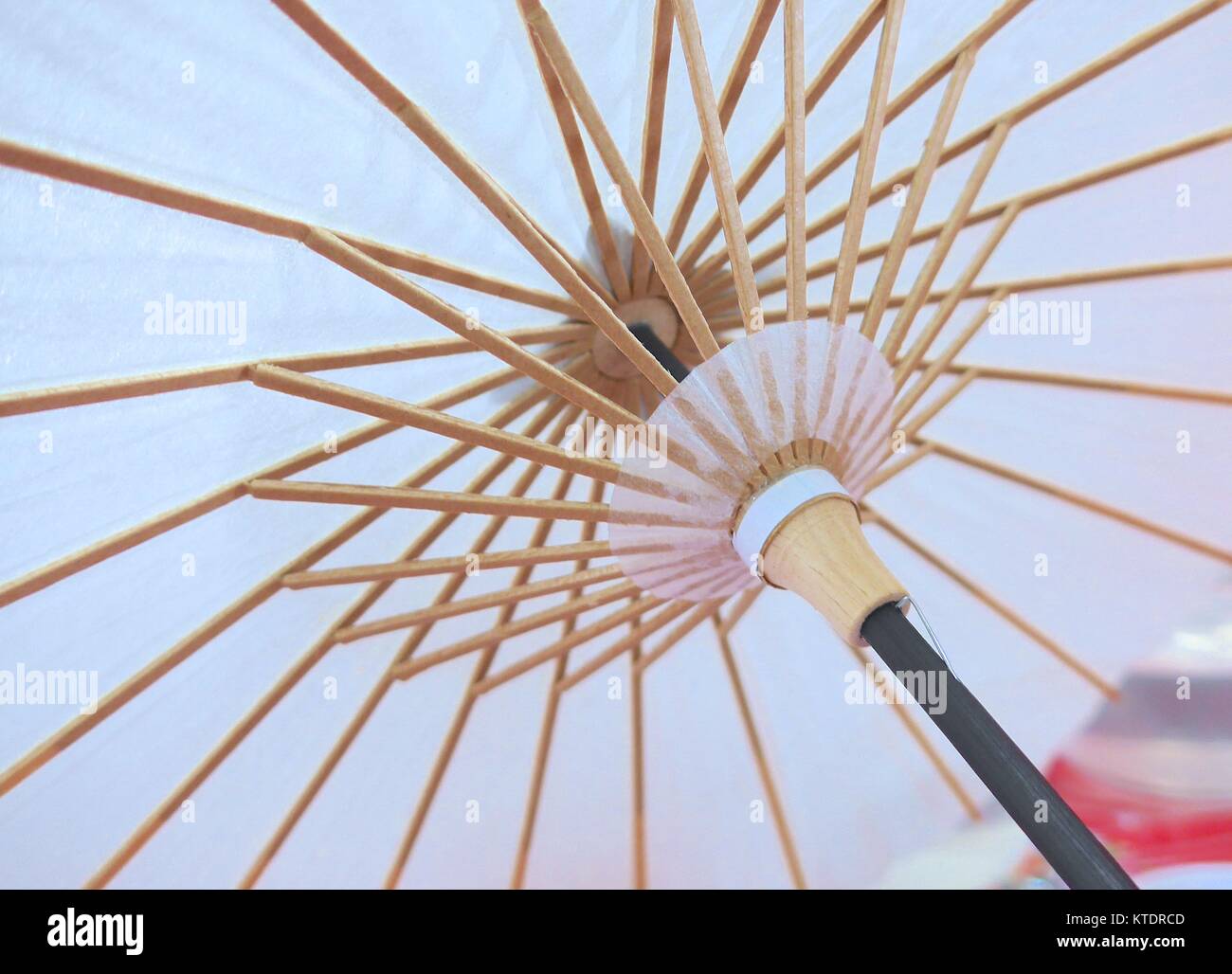 Costruzione di bambù texture closeup Foto Stock