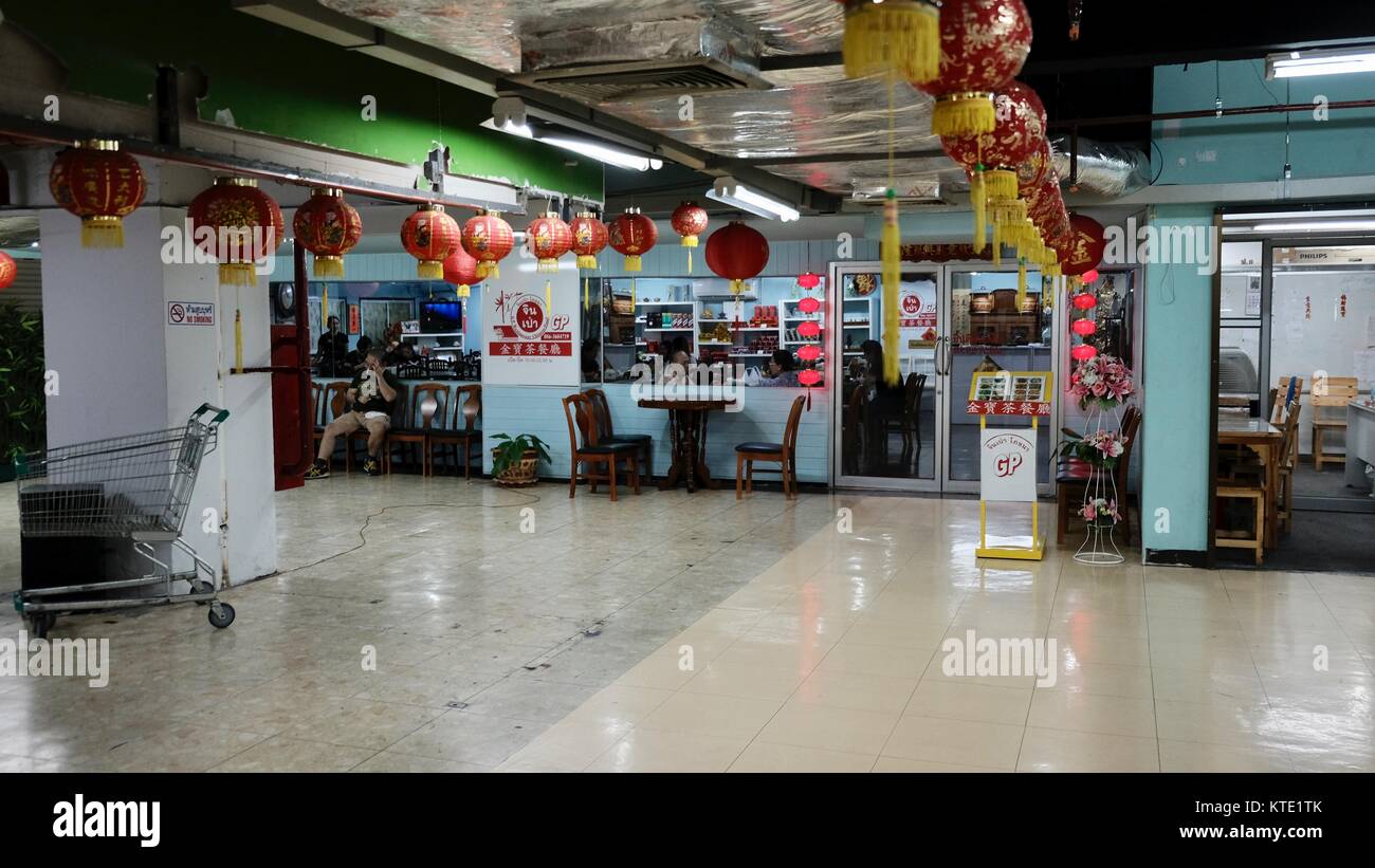 Stile di vita sulla strada Chinatown Bangkok Thailandia Foto Stock