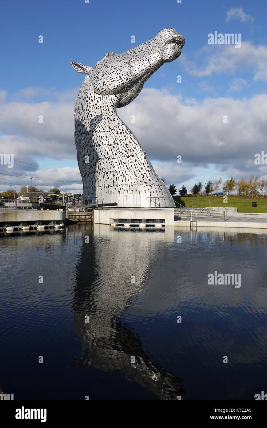 Il Kelpies Foto Stock