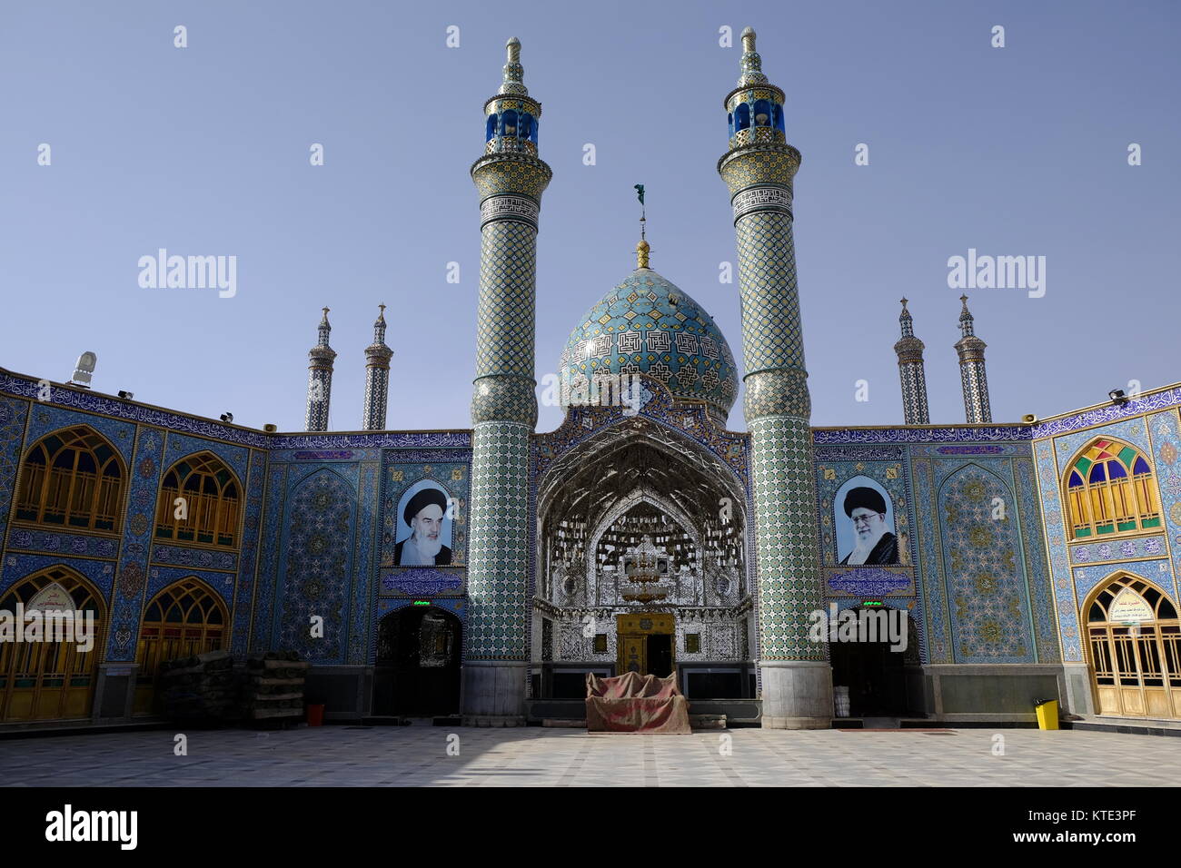Santuario di Imamzadeh Helal Ali in Aran va Bigdol nella provincia di Isfahan in Iran Foto Stock