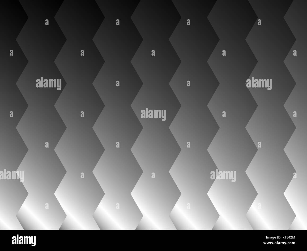Astratta geometrica di sfondo grigio a strisce di gradiente di forme Foto Stock