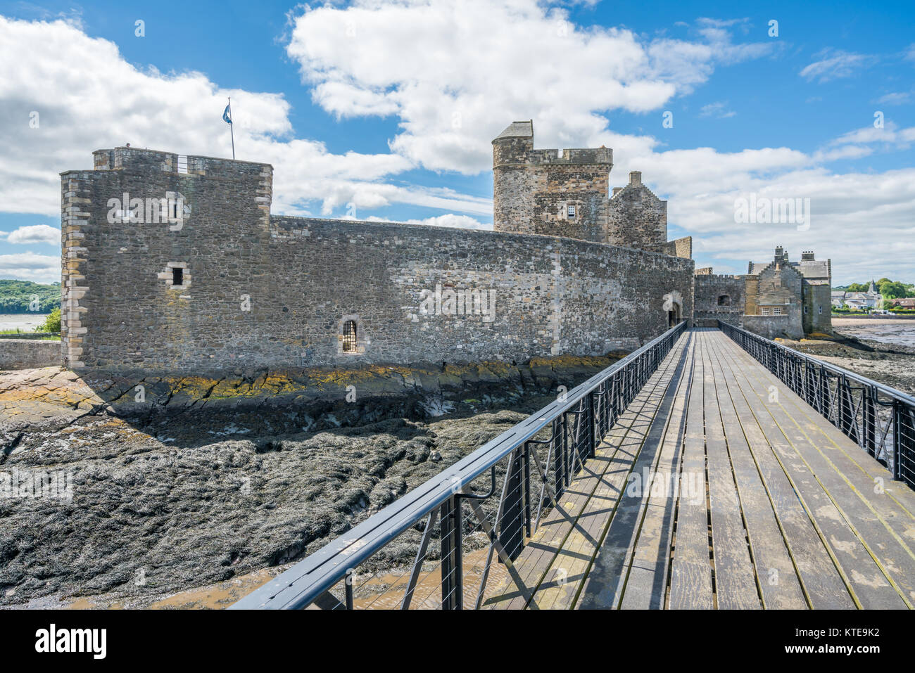 La nerezza Castello, vicino all'omonimo villaggio nella zona del consiglio di Falkirk, Scozia. Foto Stock