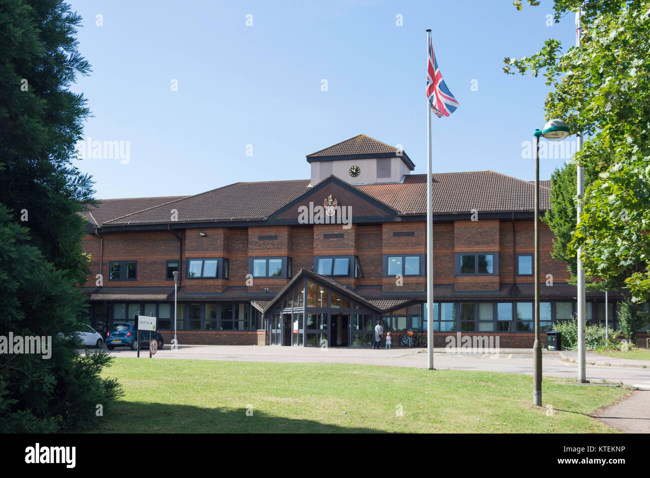 Watling House (Central Bedfordshire consiglio), High Street, Dunstable, Bedfordshire, England, Regno Unito Foto Stock