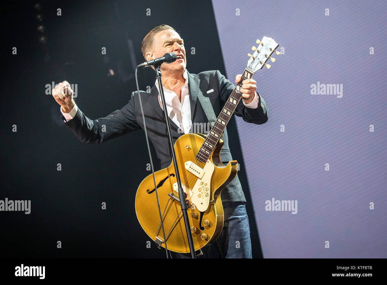 Il canadese del cantante, compositore e musicista Bryan Adams esegue un live a Oslo Spektrum. Norvegia, 09/02 2017. Foto Stock