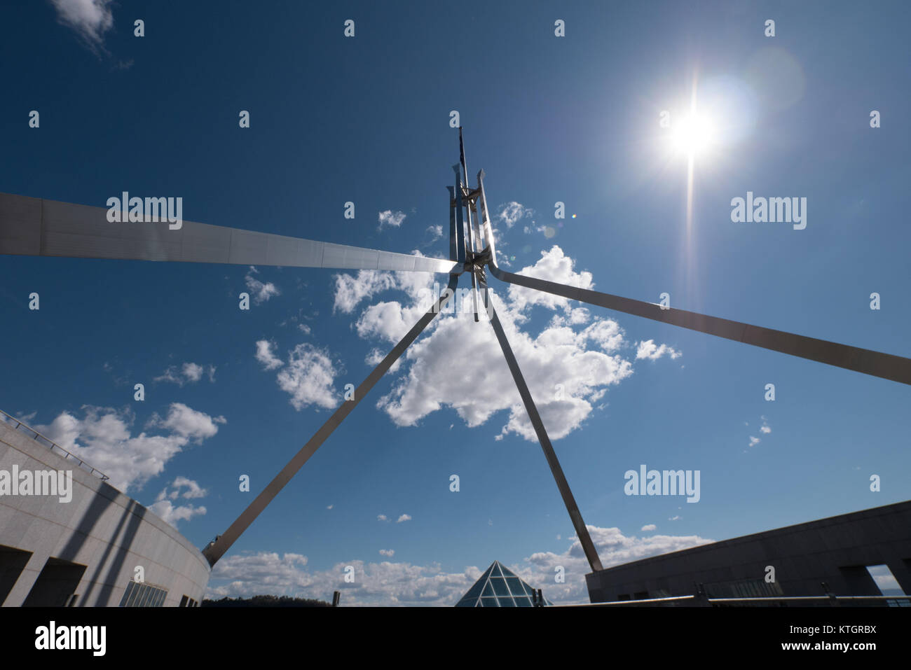 La casa del parlamento a Canberra in Australia Foto Stock