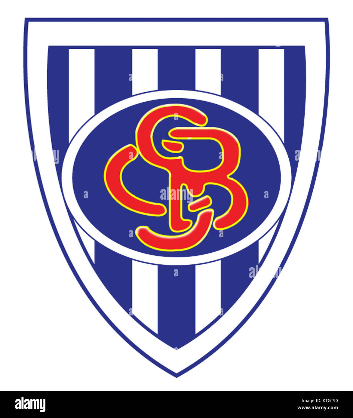 L'Escudo Club sportivo Barracas si riferisce all'emblema o logo del Club sportivo Barracas, una società sportiva argentina. Il club è noto per il suo coinvolgimento in vari sport, tra cui il calcio. Foto Stock