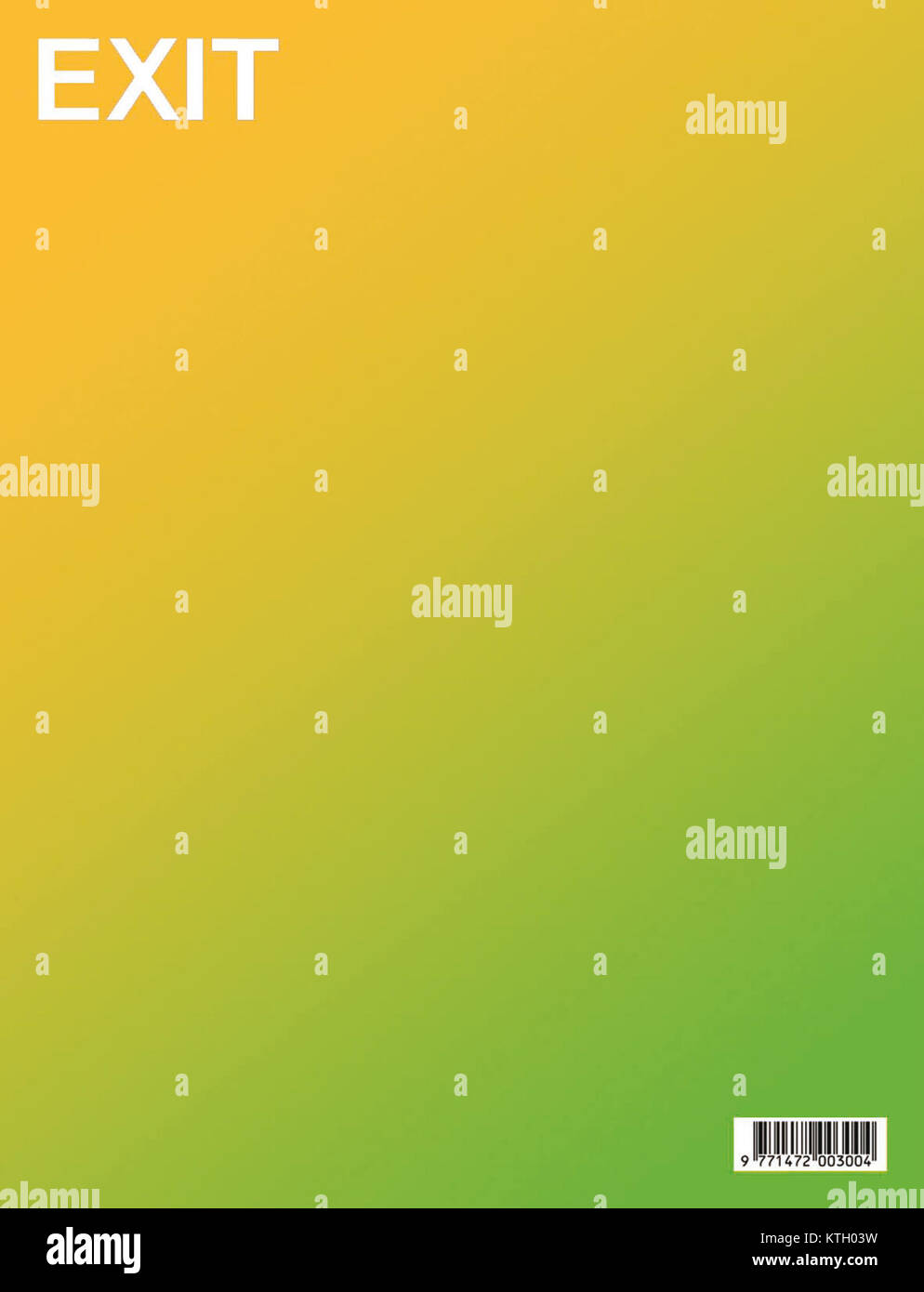 Il coperchio DI USCITA è un rivestimento protettivo o decorativo progettato per un'uscita di emergenza, che fornisce informazioni sulla visibilità e sulla sicurezza in vari ambienti. Foto Stock