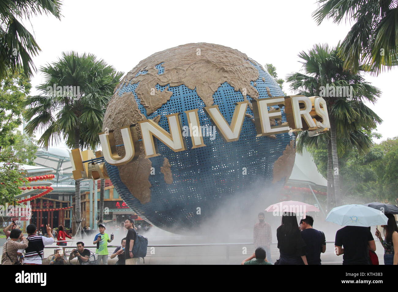 SENTOSA, Singapore - 21 Gennaio 2016: Universal Studios di Singapore è in Sentosa, Singapore. Si tratta di uno dei più popolari di una destinazione per il turismo in viaggio Foto Stock