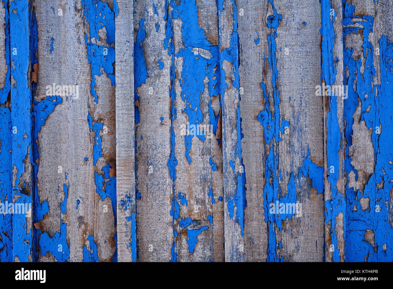 Sfondo blu. Blu texture di legno. Il legno vecchio texture. Foto Stock