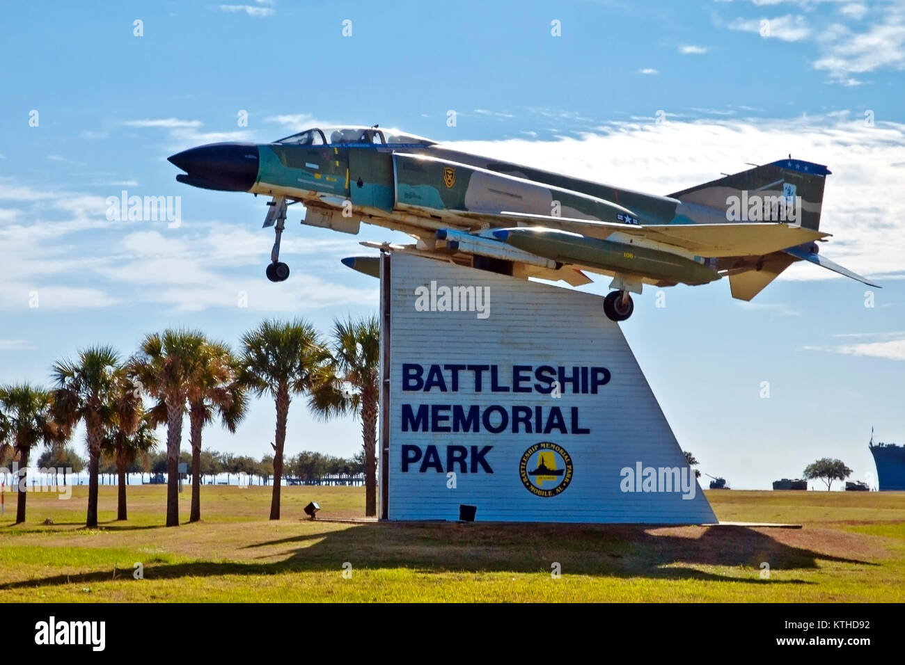 Corazzata Memorial Park, Mobile, Alabama Foto Stock