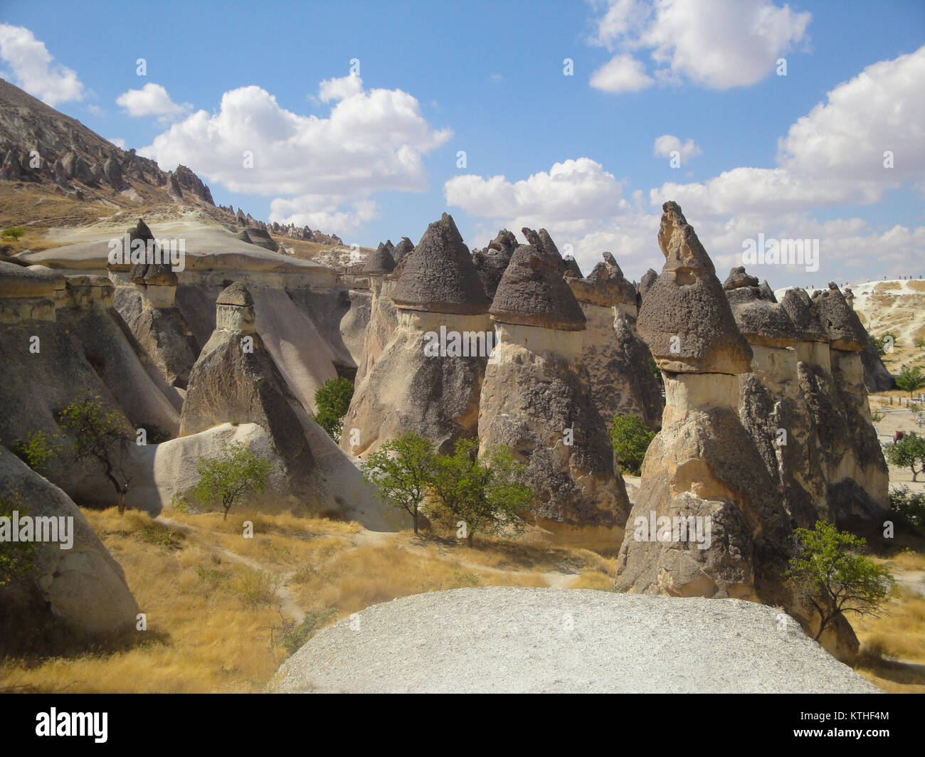 Cappadocia paesaggio di rocce di arenaria in Turchia - Foto Stock