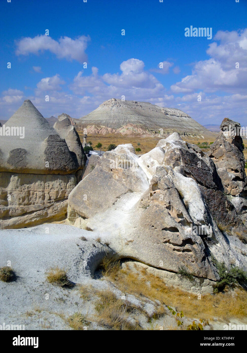 Cappadocia paesaggio di rocce di arenaria in Turchia - Foto Stock