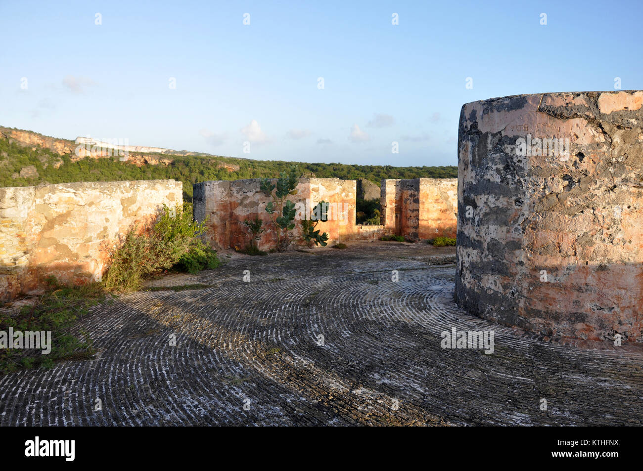Fort Beekenburg, Caracas Bay, Curacao, Antille olandesi, West Indies. Il forte fu costruito nel 1703 ed è stato usato per combattere i pirati, il francese Foto Stock