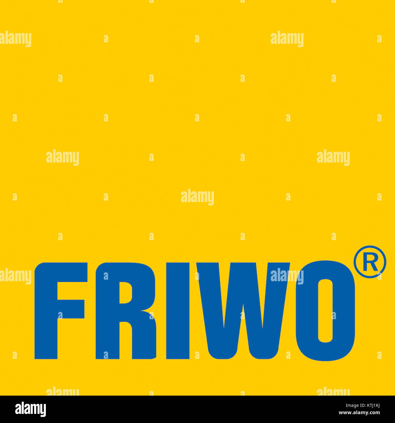 Logo FRIWO in formato RGB, che rappresenta l'identità del marchio e la combinazione di colori di companyâ. Foto Stock