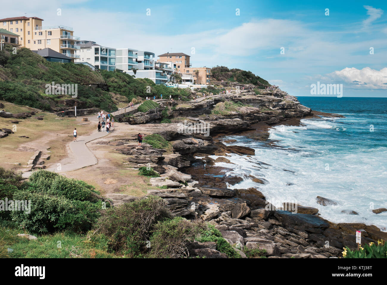 Per Bondi e Coogee passeggiata costiera di Sydney Foto Stock