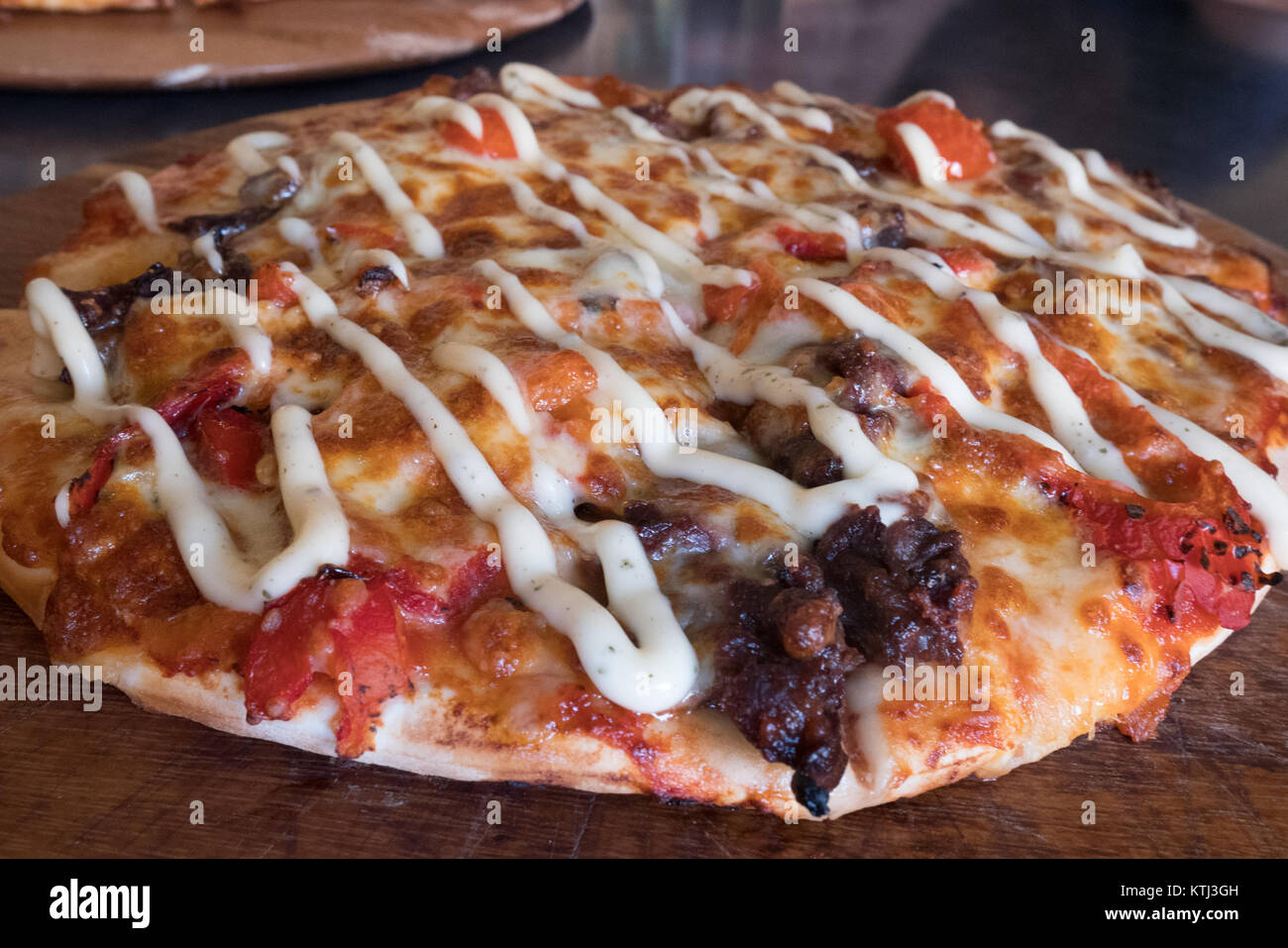 Canguro e UEM pizza a Sydney in Australia Foto Stock