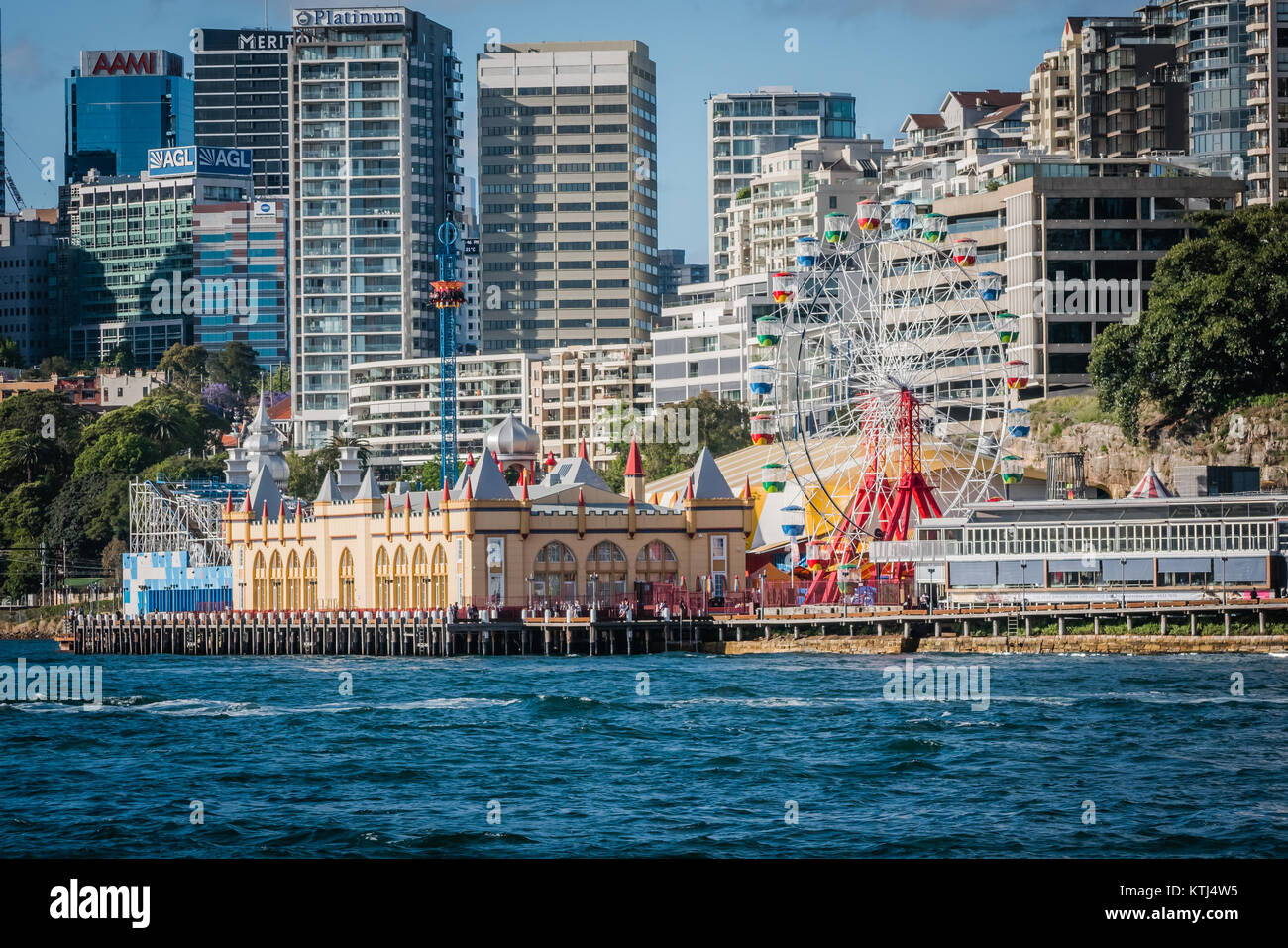 Il Luna Park di Sydney è un parco divertimenti situato a Sydney, Nuovo Galles del Sud, Australia Foto Stock