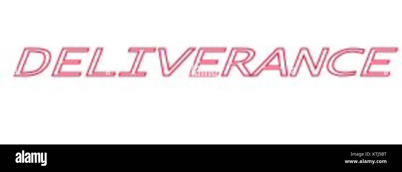 Deliverance è un film del 1972 diretto da John Boorman, basato sul romanzo di James Dickey. Segue un gruppo di uomini che affrontano sfide fisiche e psicologiche mentre navigano in un fiume remoto in Georgia. Foto Stock