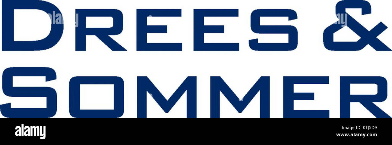 Drees & Sommer è una società internazionale di consulenza, pianificazione e costruzione. Il logo dell'azienda rappresenta la sua identità di leader globale nei settori edile e immobiliare. Drees & Sommer è nota per la fornitura di soluzioni innovative per la gestione dei progetti, la pianificazione delle costruzioni e la sostenibilità. Il logo riflette l'impegno dell'azienda per la qualità, l'efficienza e la sostenibilità nell'ambiente costruito. Foto Stock