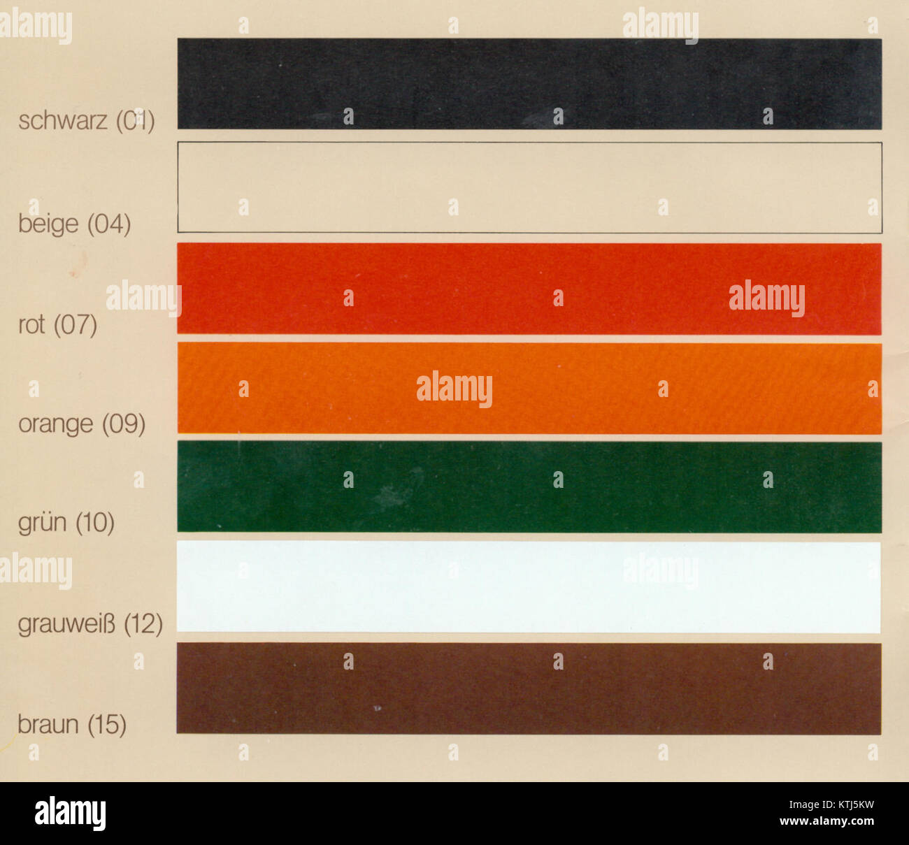 "Farben" si riferisce a un'opera del 1984, potenzialmente un'opera artistica o culturale, che esplora temi di colore, media o contesto politico di quel periodo. Foto Stock