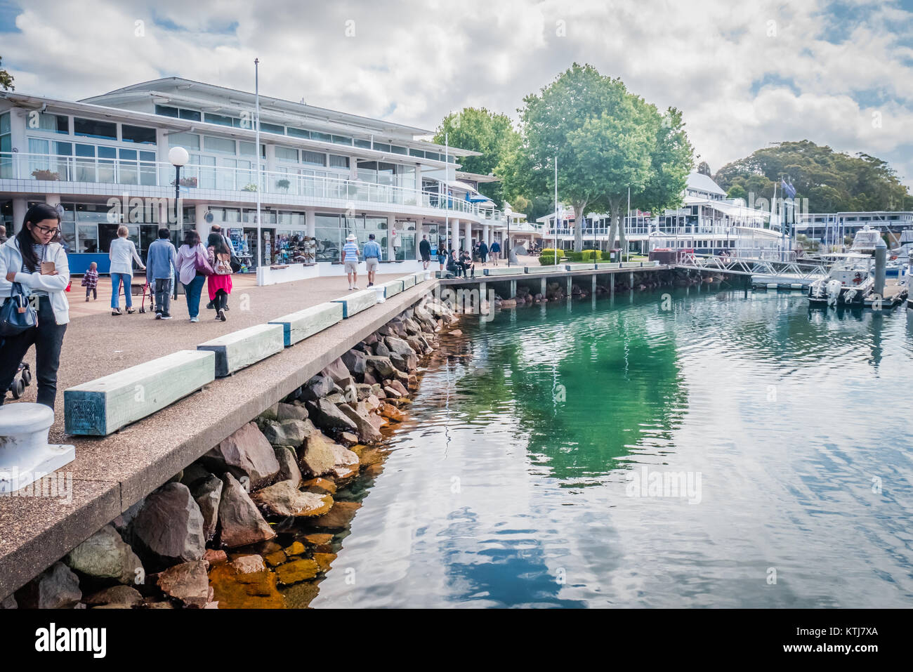 La nelson bay port stephen australia Foto Stock