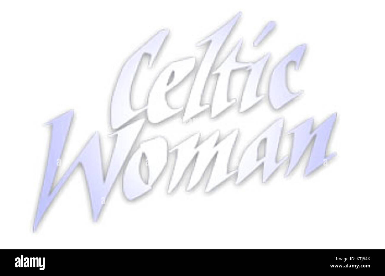 Il logo della donna celtica è associato al popolare gruppo musicale irlandese tutto al femminile, noto per le loro esibizioni di musica tradizionale celtica e irlandese. Il logo rappresenta le radici culturali e lo stile musicale del gruppo, che fonde elementi classici, folk e contemporanei. Foto Stock