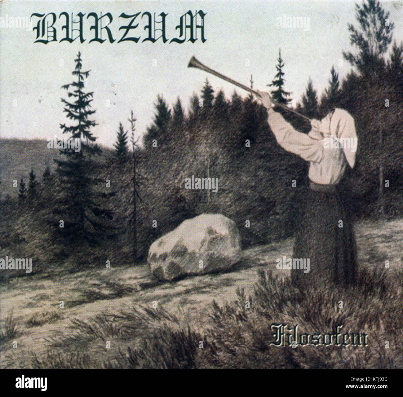 Filosofem è un album in studio del gruppo black metal norvegese Burzum. Pubblicato nel 1996, è considerato uno dei lavori che definiscono il genere black metal, con il suo suono atmosferico e grezzo che ha influenzato molti artisti successivi del genere. Foto Stock