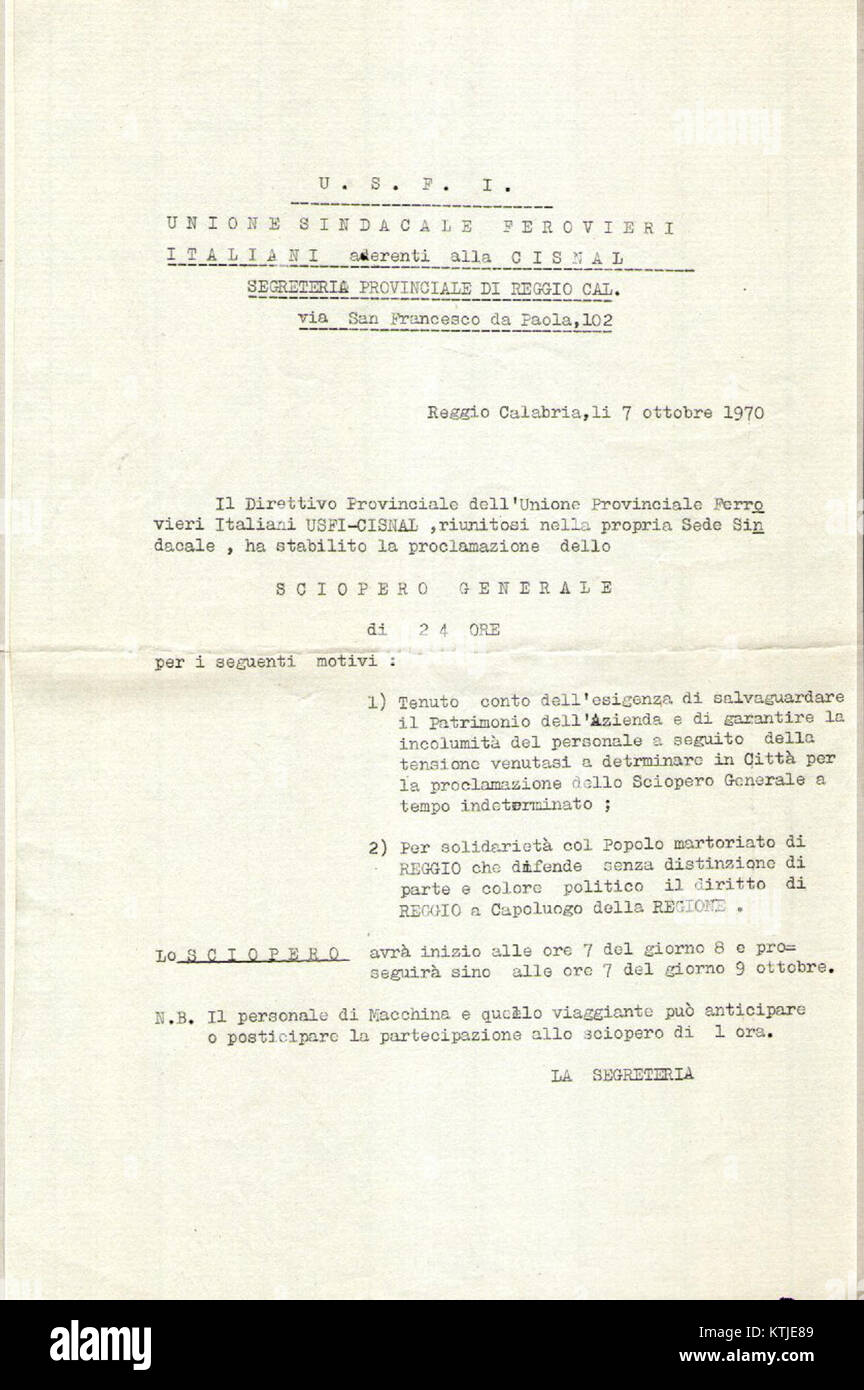 Nel marzo 2025, l'Italia ha subito uno sciopero nazionale che ha colpito sia il settore pubblico che quello privato, compresi i servizi ferroviari. Lo sciopero ha portato a cancellazioni e interruzioni dei treni, influenzando il trasporto in tutto il paese durante quel periodo. Foto Stock