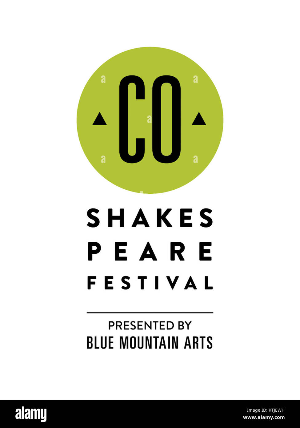 Materiale promozionale per lo Shakespeare Festival, con il design COShakespeare del 005. L'evento celebra i lavori di Shakespeareâ attraverso performance, formazione e coinvolgimento della comunità. Foto Stock