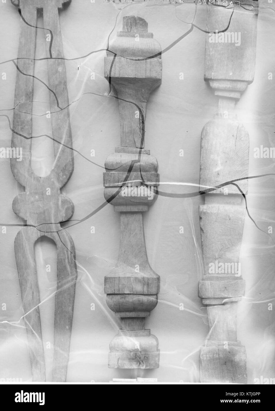 Il Baluster, elemento architettonico decorativo, fa parte di una collezione del Metropolitan Museum of Art, che mostra l'artigianato artistico nel design. Foto Stock