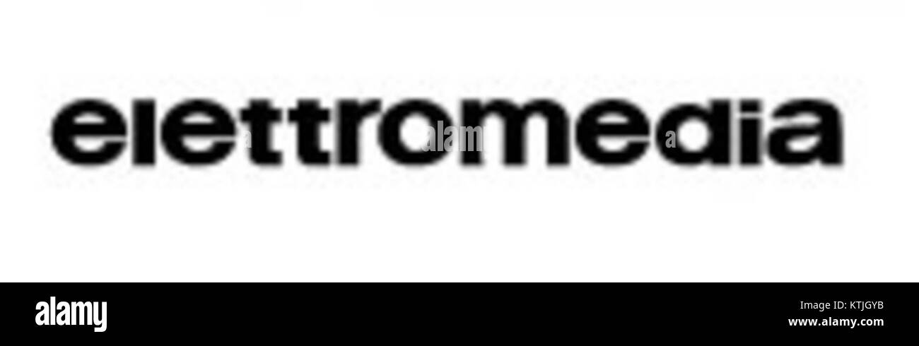 Elettromedia è un'azienda italiana nota per le sue innovazioni nel campo dell'elettronica automobilistica, specializzata in apparecchiature audio e altri prodotti elettronici per auto. Foto Stock