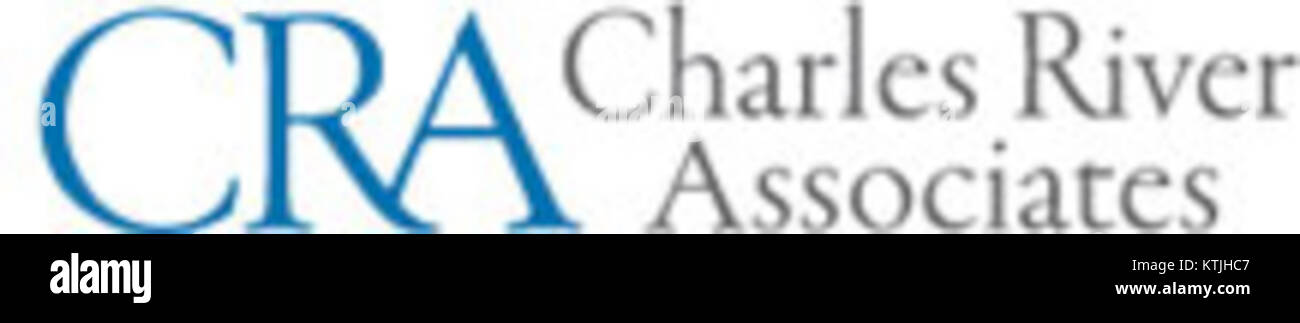 Il logo Charles River Associates rappresenta una società di consulenza globale specializzata in analisi economica e finanziaria, consulenza gestionale e testimonianza di esperti. Noto per la sua consulenza strategica ad aziende, governi e studi legali, il logo riflette l'impegno dell'azienda a raggiungere l'eccellenza e la competenza nei servizi di consulenza. Foto Stock