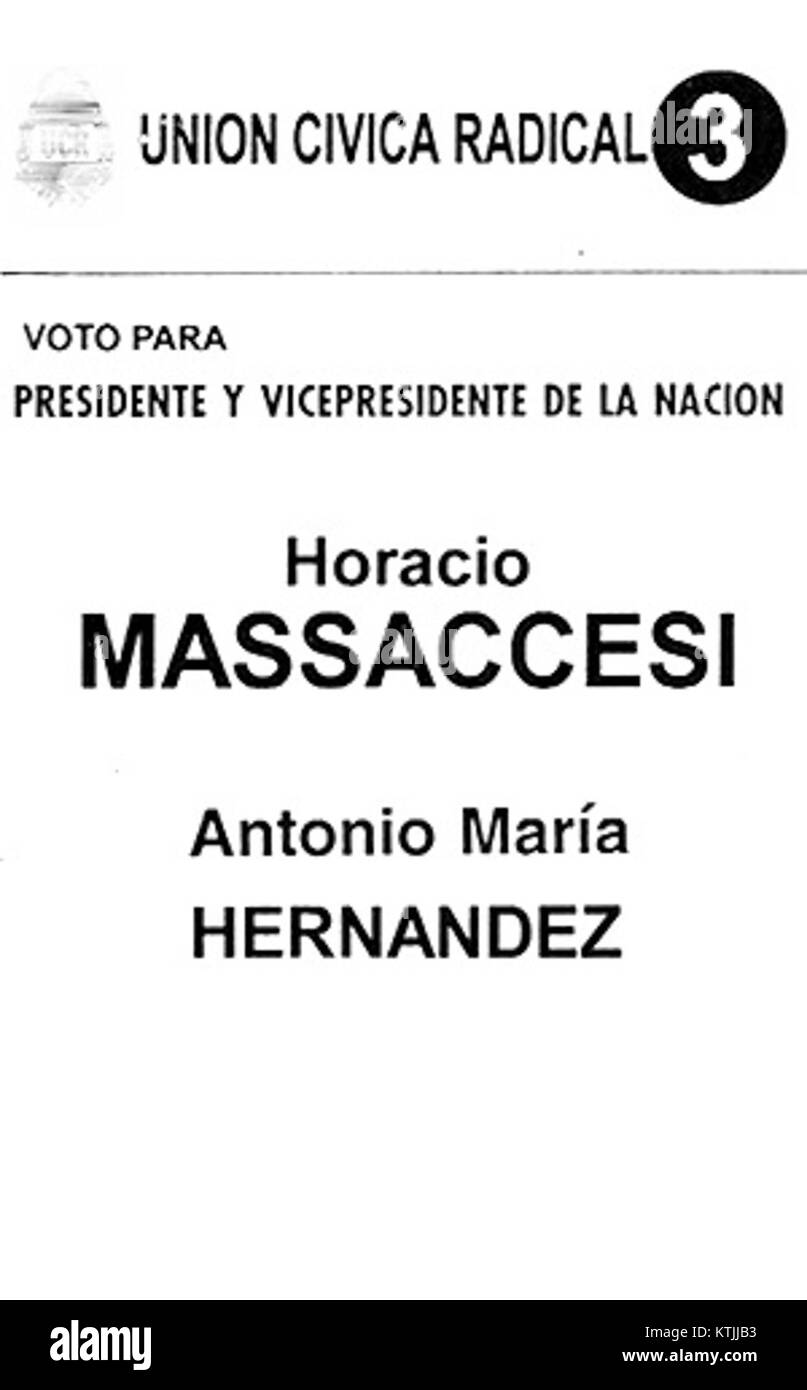 Un voto elettorale ufficiale per le elezioni del 1995 a Massaccesi, in Italia, utilizzato durante il processo di voto nelle elezioni del governo locale. Foto Stock