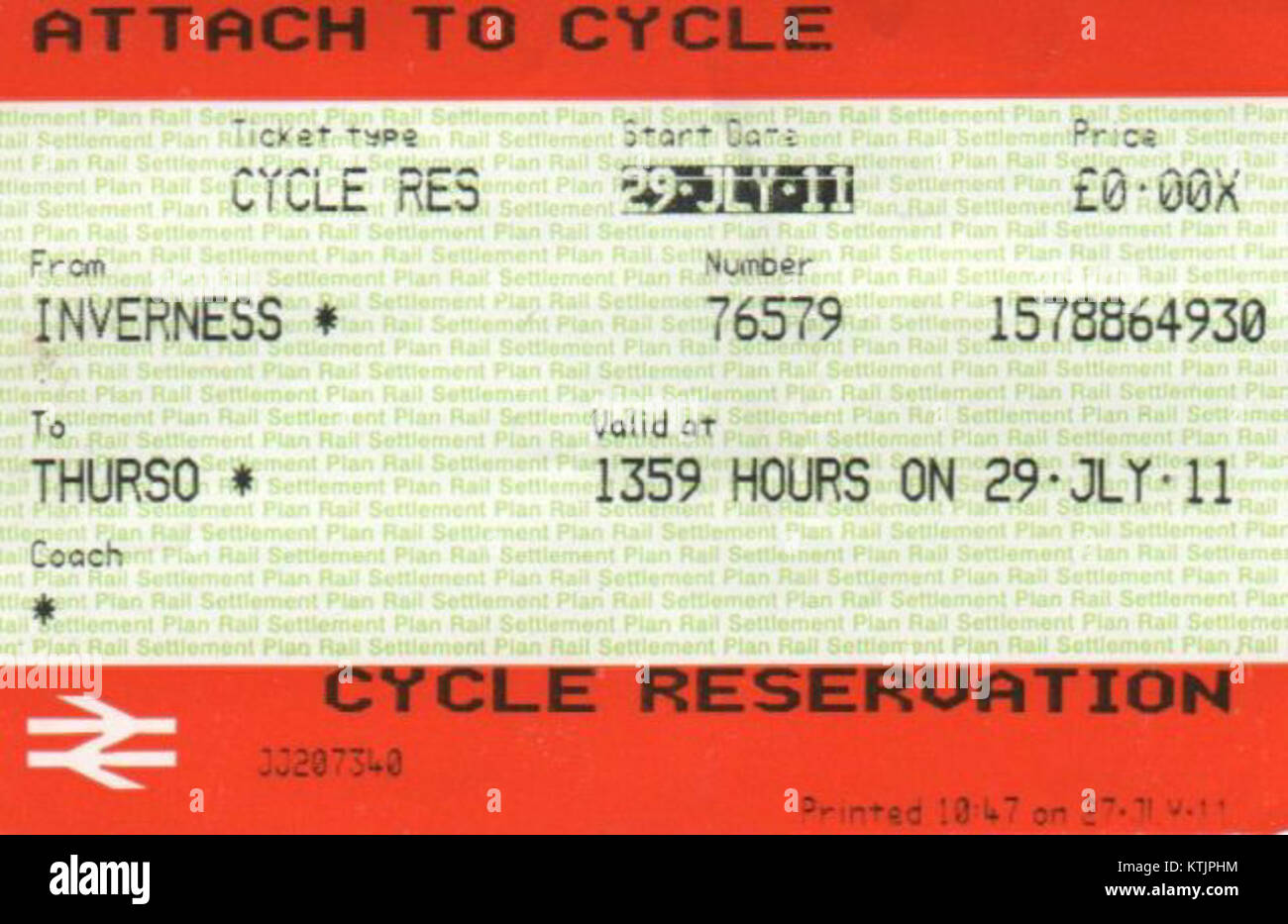 La prenotazione ciclistica sulla First ScotRail è un servizio che consente ai passeggeri di riservare spazio per le loro biciclette sui treni. Questo servizio aiuta a garantire un viaggio agevole per i ciclisti, fornendo loro un modo conveniente per trasportare le loro biciclette in tutta la Scozia. Foto Stock