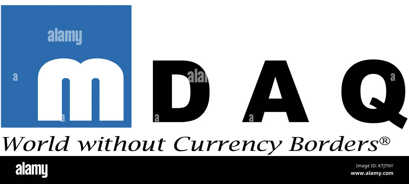 Si tratta di un'immagine digitale ad alta risoluzione del logo M DAQ, acquisita a 300 DPI. È stato progettato per una rappresentazione chiara e nitida del logo con grandi dimensioni e dettagli raffinati. Foto Stock