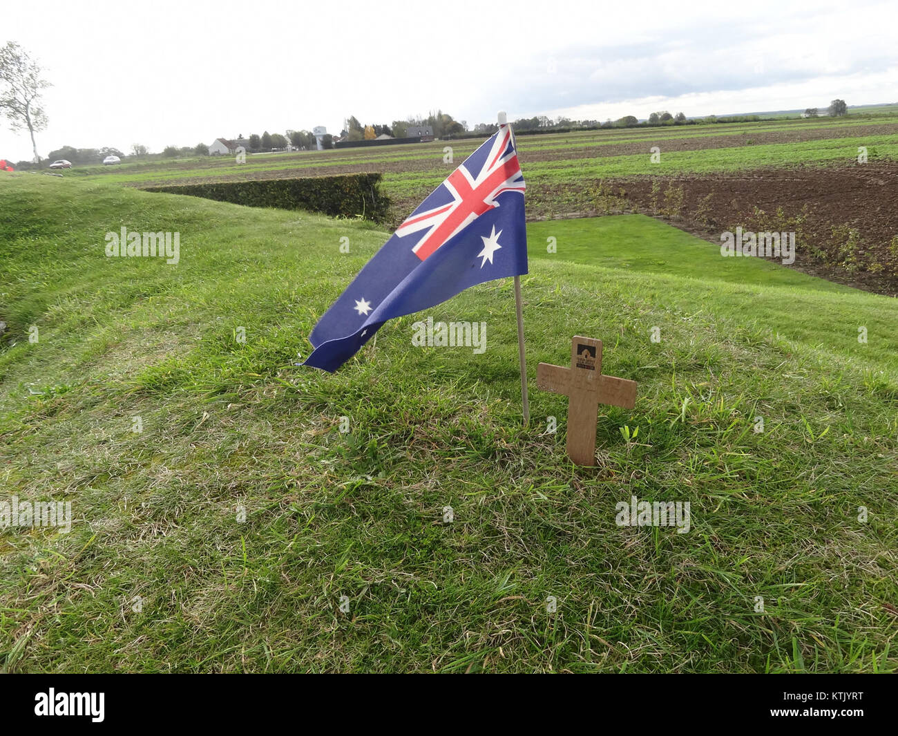 La commemorazione australiana della prima guerra mondiale è un evento dedicato a ricordare i sacrifici fatti dai soldati australiani durante la prima guerra mondiale. Serve come evento culturale e nazionale significativo, riconoscendo il loro contributo allo sforzo bellico. Foto Stock