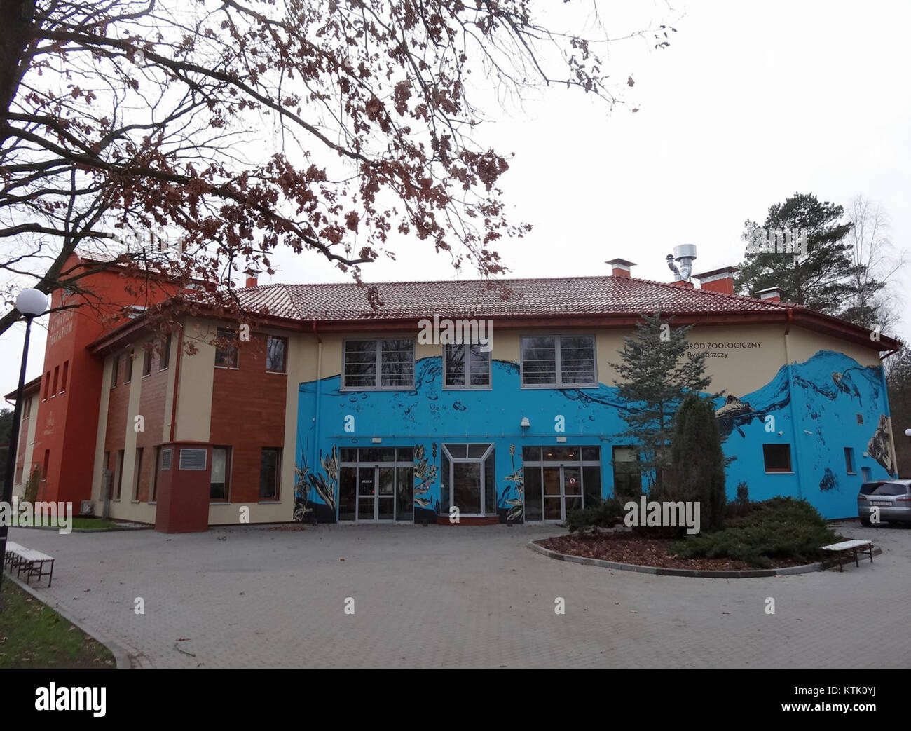 Questa fotografia mostra il terrario di uno zoo, datato 26 gennaio 2015. L'immagine raffigura un ambiente curato in cui specie di piante e animali sono tenuti in un ambiente controllato. Foto Stock